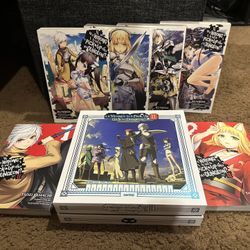 Is It Wrong To Pick Up Girls From a Dungeon 2 DVD Box Set Includes Manga