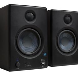 PreSonus Eris E4.5 50W 2-Way Near Field Studio Monitors Bundle, Pair - Black