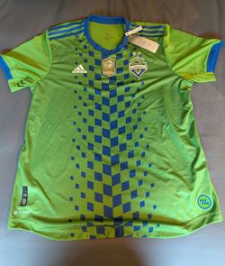 New Sounders Jersey Authentic XL 2023 with Concacaf Champions Badge