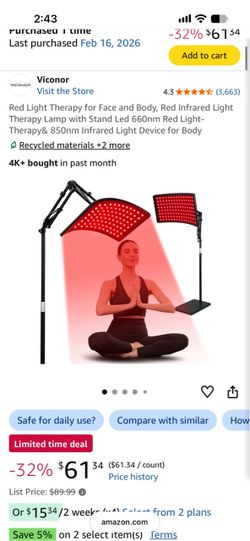Red light therapy