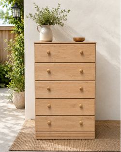 Sunday Pine • 5-Drawer Real Wood Dresser