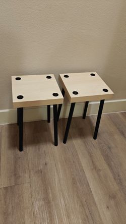 2 small stools