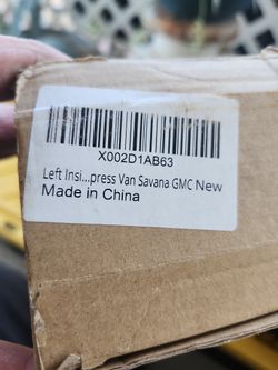 Left Door Handle For GMC Savana