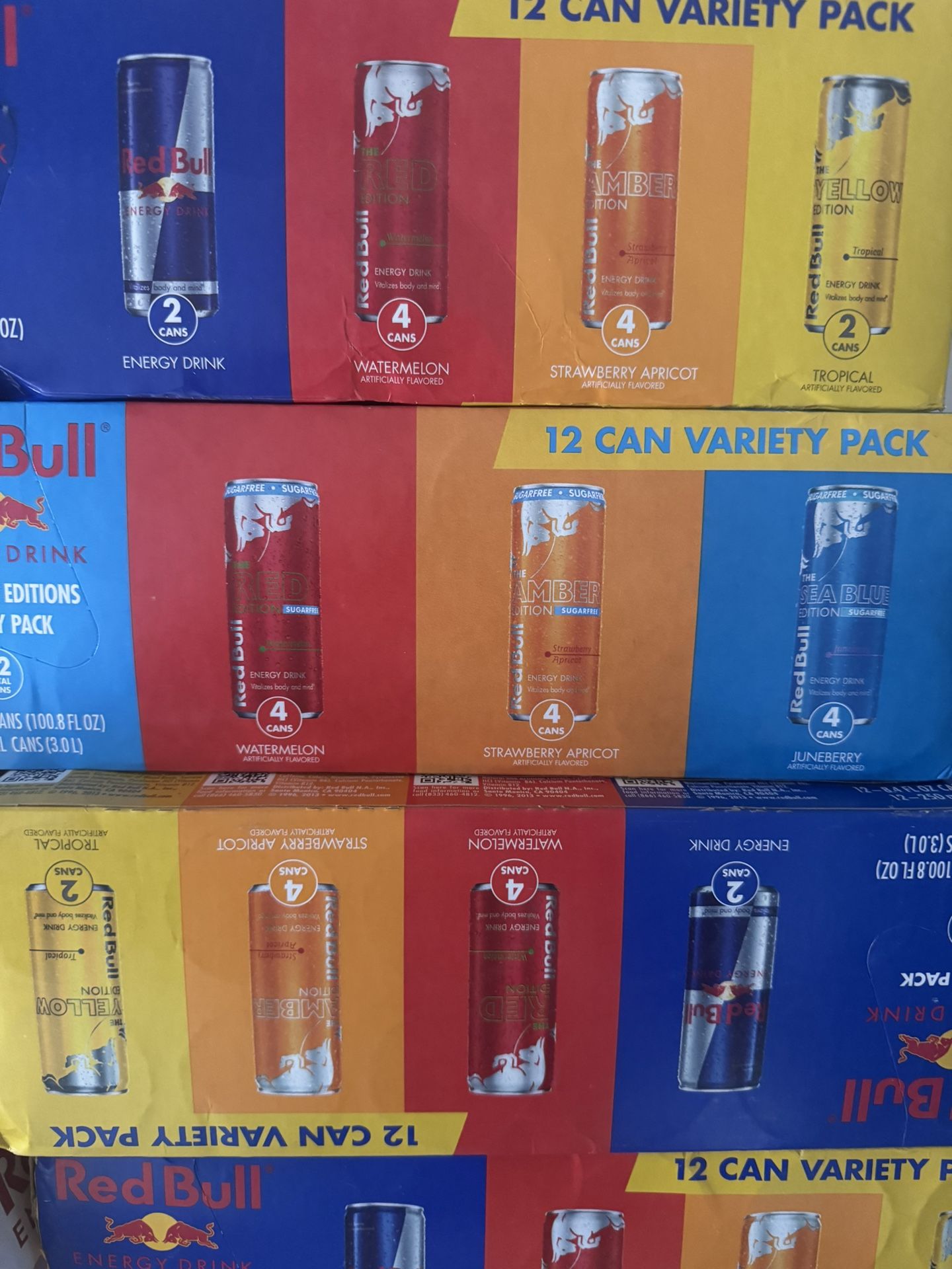 Red Bull 8. Oz 4 Color
