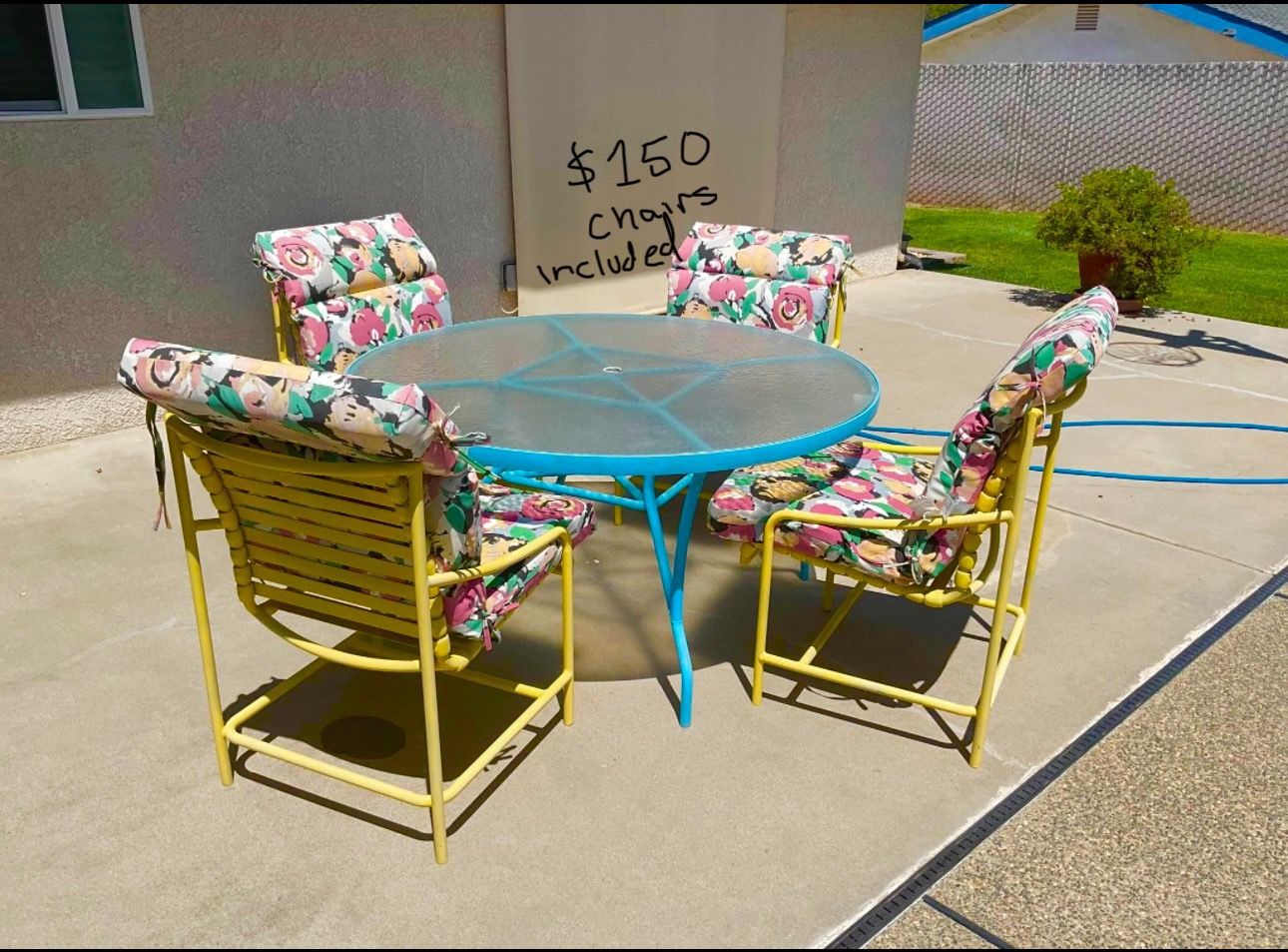 Spring Patio Set (chairs Included)