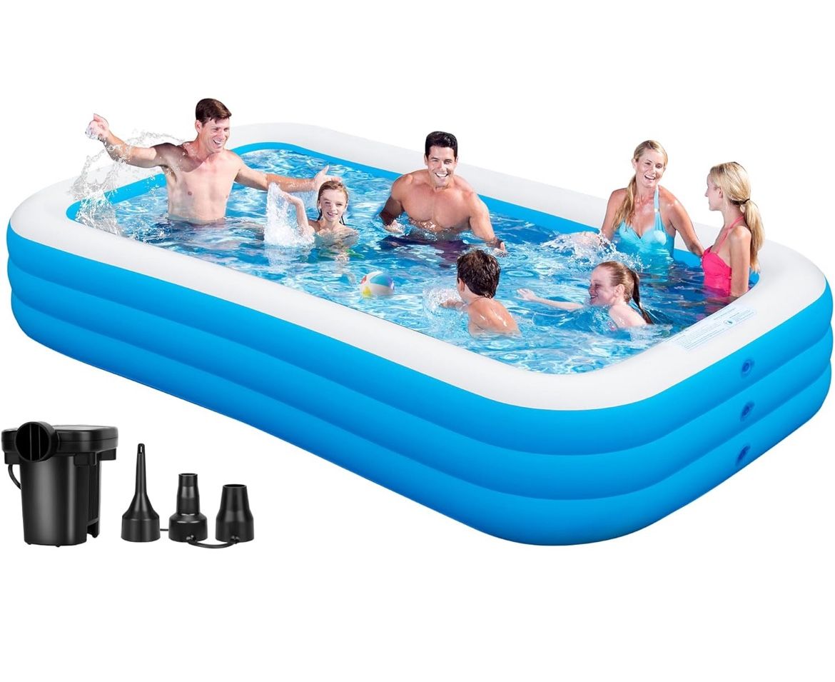 New Inflatable Pool with Pump (H5)