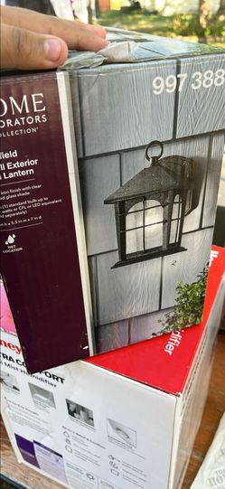 Home Decorators Collection Brimfield Small Exterior Wall Lantern – Black