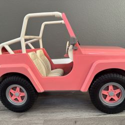 My Generation Pink Jeep For 18” Doll
