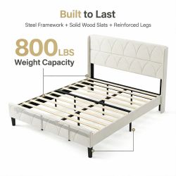 King bed frame (New)