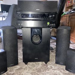 Onkyo Surround Sound System all Included 