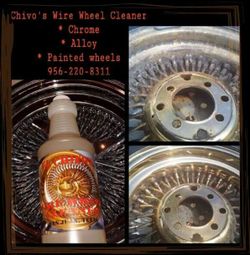 Chivos wire wheel cleaner 32oz bottle
