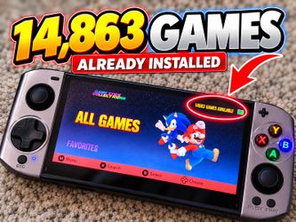 PORTABLE GAMING CONSOLE 14.000+ GAMES-64GB