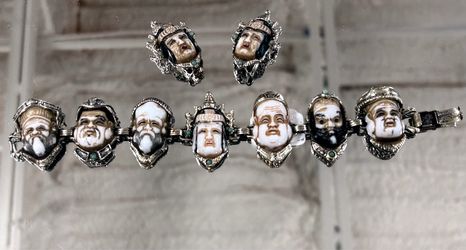 Seven Lucky Gods bracelet/earrings