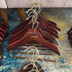 Cherry Wood Nordstrom Suite/ Pant Hangers 
