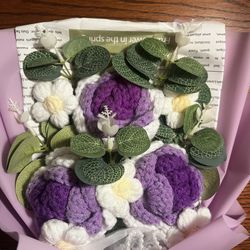 Crochet Flower Bouquet 