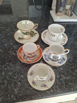 Antique cup and saucers