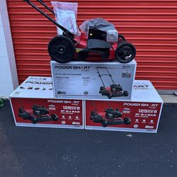 PowerSmart 21 in. 2-in-1 125cc Gas Push Mower, Briggs and Stratton Engine, Quick Start, 6-Position Height Adjustment