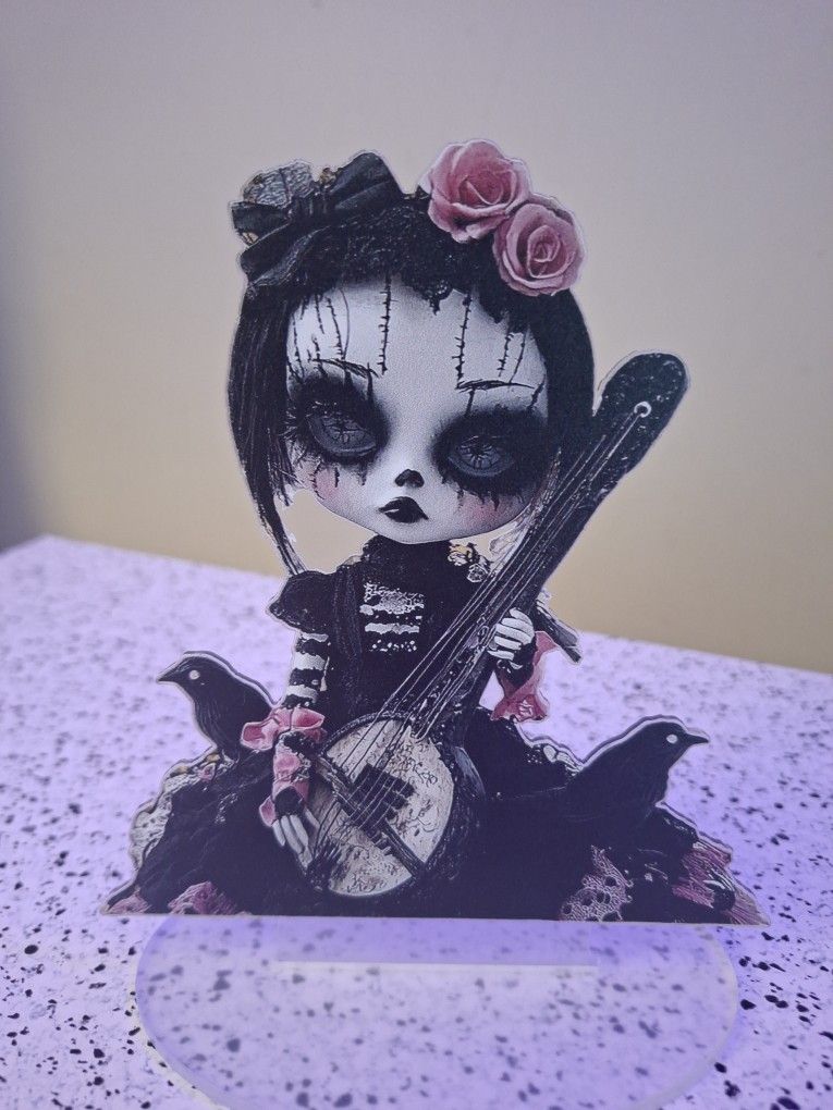 Halloween Goth Girl Art