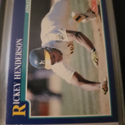 Ricky Henderson Cards Very Valuable