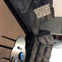 Beautiful Grey Sectional Fairly New