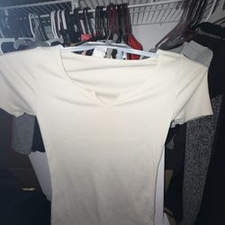 Ladies Beige T-Shirt Small