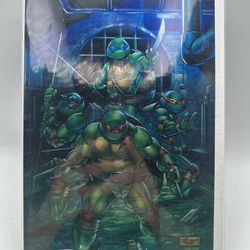 TMNT Metal Art Print 7x10 - SIGNED w/ COA by Artist Sajad Shah
