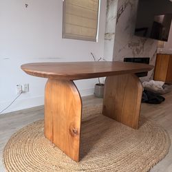 Oval Wood Dining Table $400 OBO