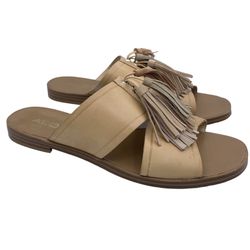 Aldo leather casual sandals tassel detail women’s Size 6 