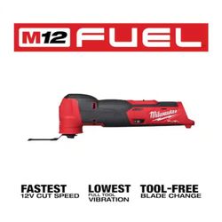 Milwaukee M12 FUEL 12V Lithium-Ion Cordless Oscillating Multi-Tool (Tool-Only)
