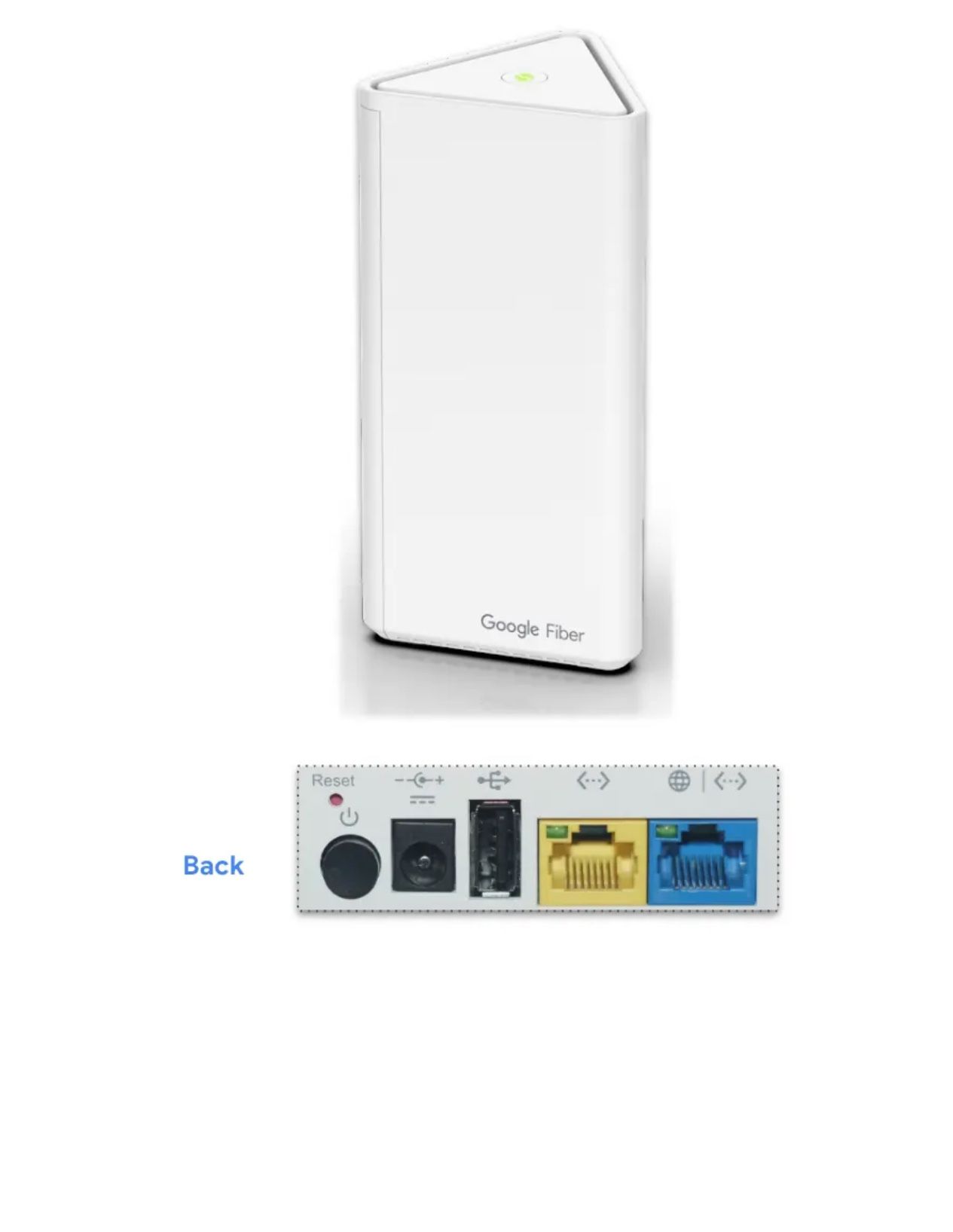 Google Fiber GFEX310 Network Internet Multi-Gig Wifi Extender