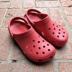 Crocs Size 2 Red