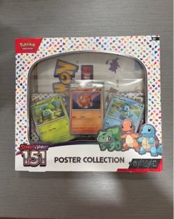 Pokemon TCG Scarlet & Violet 151 Poster Collection Box Bundle  SEALED