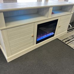 70 Inch TV Stand With Fireplace 