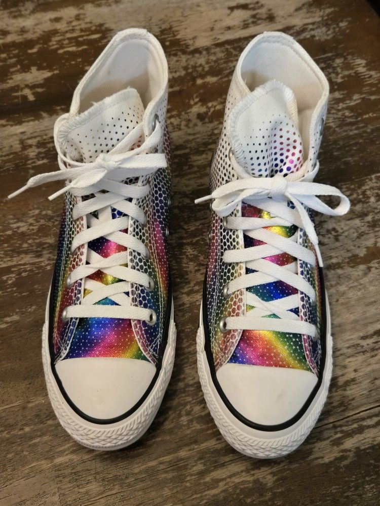 Rainbow Converse