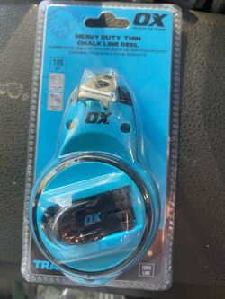 Heavy duty thin chalk line reel