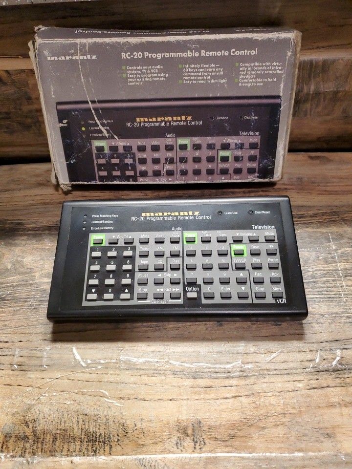 Marantz RC-20 programmable remote control