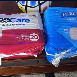 Adult Pampers All Sizes $6