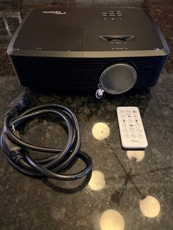 Optoma DLP Projector with Remote and HDMI Cable