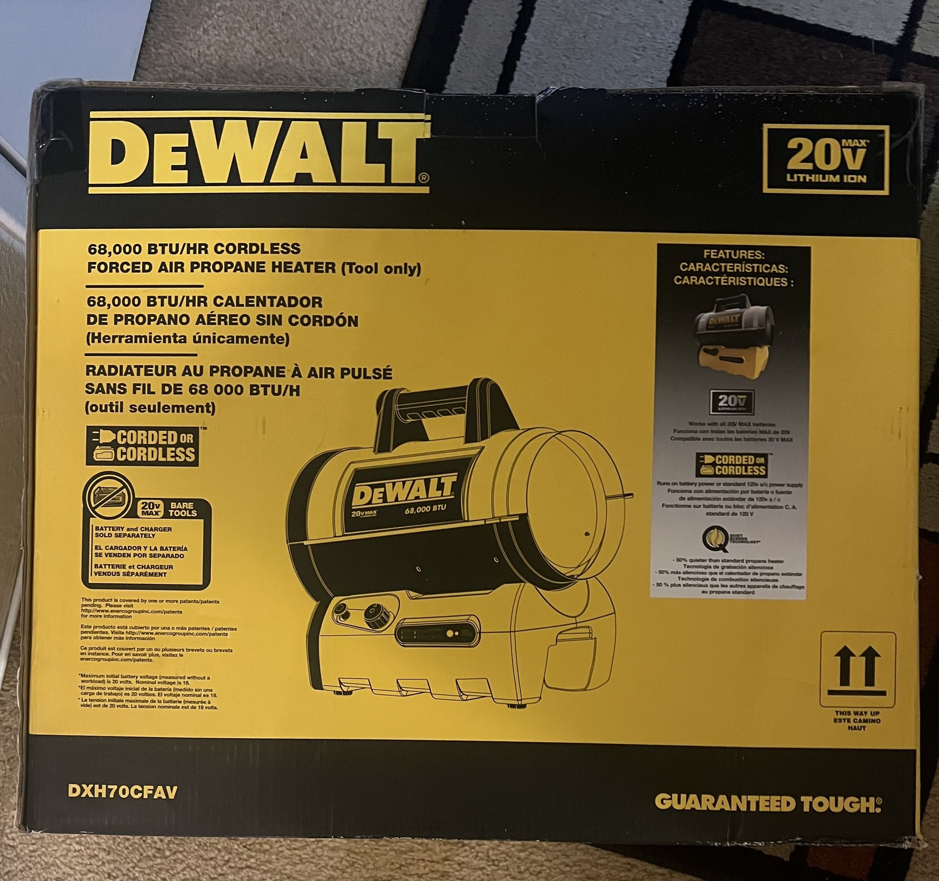 Dewalt Forced Propane Heater