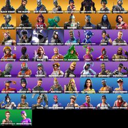 [PC/PSN/XBOX] 58 skins | Black Knight | The Reaper | Blue Squire | Royale Knight | Sparkle Specialist | Omega (stage 5) | Trailblazer | Rogue Agent | 