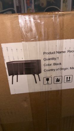 Brand new record player stand still in box!