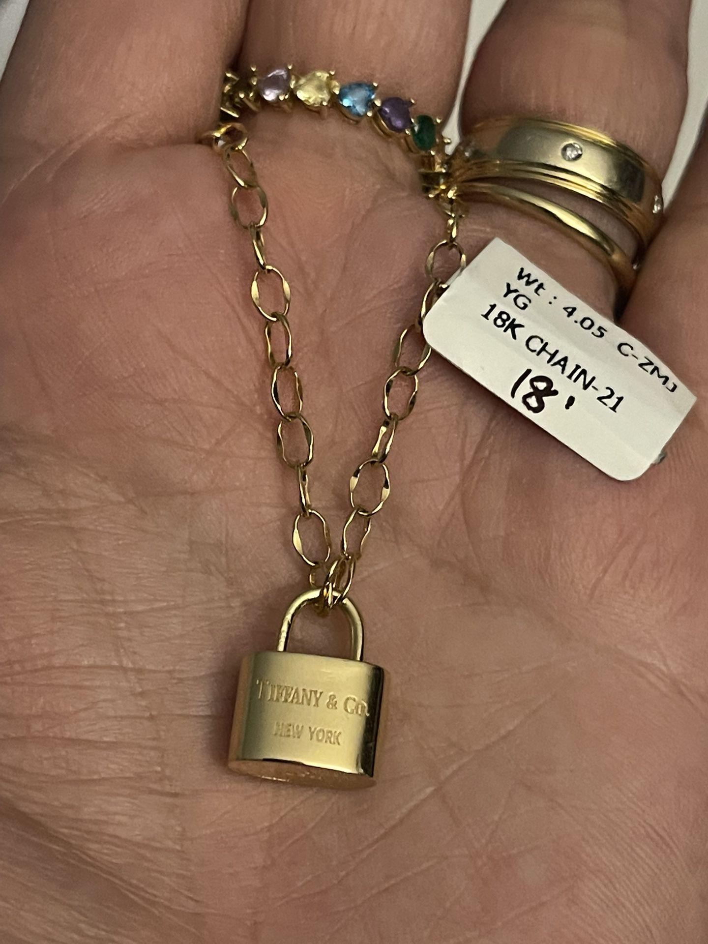 necklace size 18, 18k saudi gold for Sale in Anaheim, CA - OfferUp