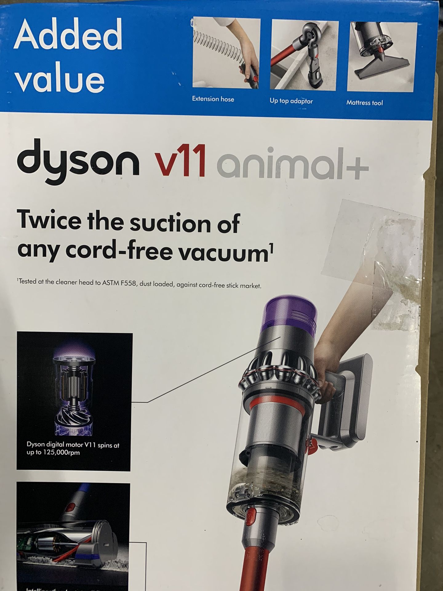 Dyson V11 Animal+ Cordless Red Wand Stick Vacuum Cleaner for Sale in