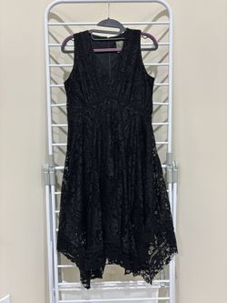 Black Lace Party Dress