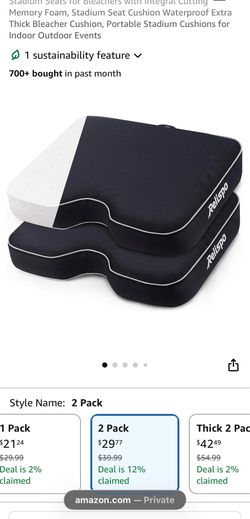 Stadium cushion seats