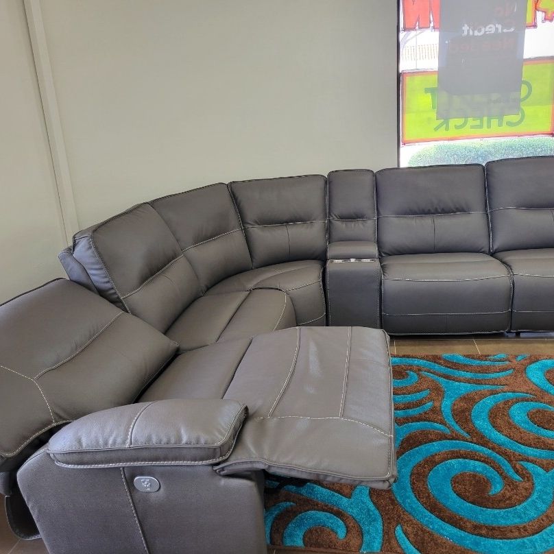 Gorgeous New Power Recliner Sectional Living Room Couches $1 Down