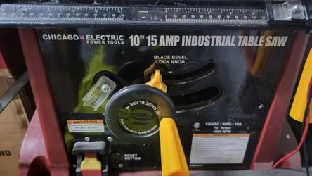 Harbor Freight table saw with metal stand