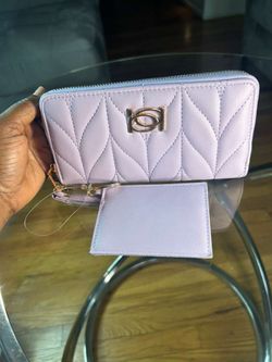 Quilted Zip-Around Wallet with Card Holder