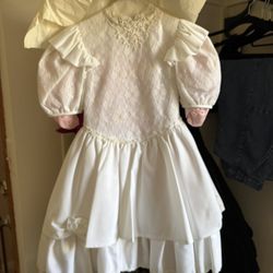 Complete Girls Size 6 Party , Flower Girl Or Communium Dress 
