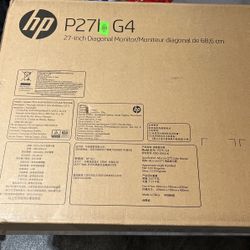 P27h G4 27-inch Diagonal Monitor/Moniteur diagonal de 68,6 cm
